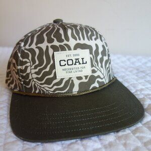 EST. 2002 COAL Necessities for Fine Living Snapback Olive Green Baseball Cap